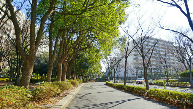 西葛西 駅からマンションへの徒歩ルートをレポート 賑やかな駅前から 緑の多い住宅街へ そのうち 東京 都江戸川区の新築分譲マンション バウス西葛西清新町 を徹底レポート